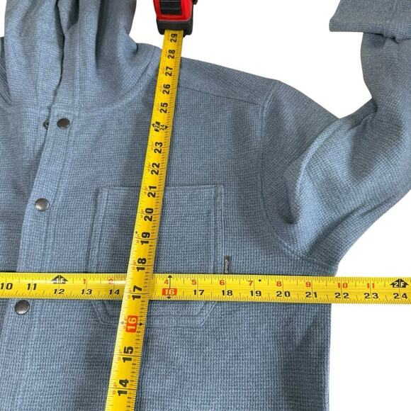 Eddie Bauer Eddies Favorite Thermal Snap Front Hoodie Mens Small Outdoors Hiking - Picture 7 of 8